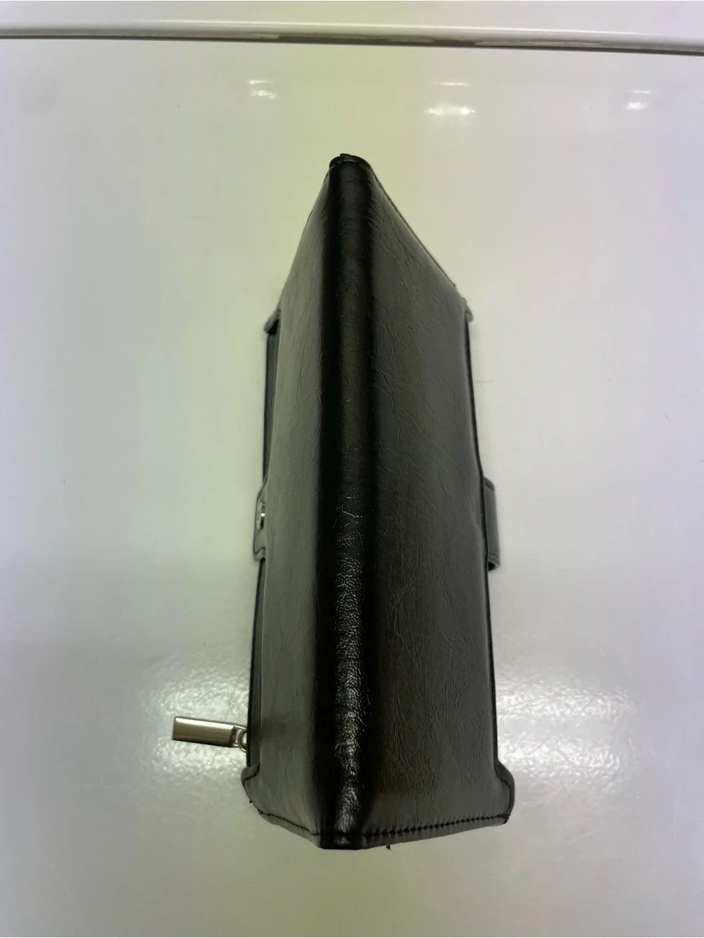 Classic Black Women's Long Wallet with Snap Closure - Picture 4 of 6